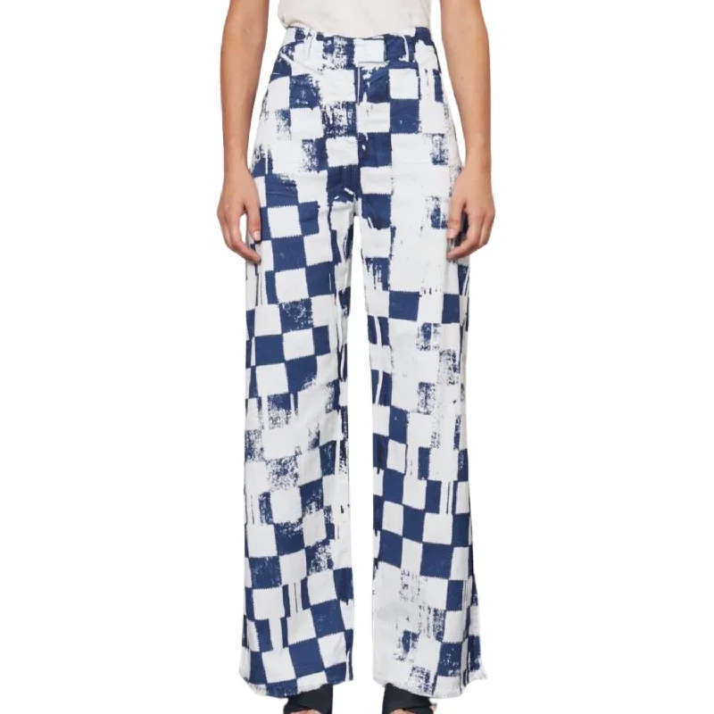 Women’s Evening Wear for Special Occasions Tripoli Pant In Ice Blue & Midnight