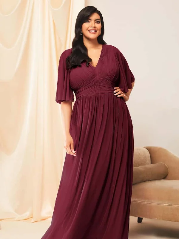 Fresh Styles, Fresh Deals Maroon Ella Maxi Dress