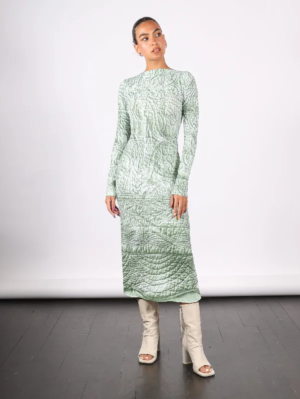 Dive Into Trendy Styles Midi Dress in Iguana by MM6 Maison Margiela