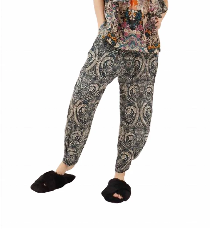 Exclusive Sale Besalu Floral Pants In Mix 2 Green