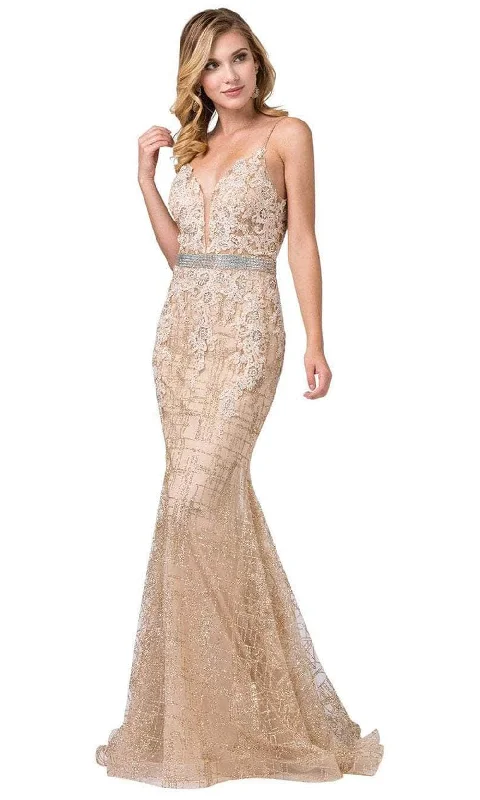 Limited Time Offer Dancing Queen 2767A - Sleeveless Mermaid Evening Gown