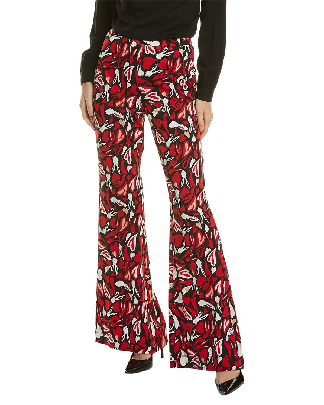 Fashion Forward Outfits Diane von Furstenberg Brooklyn Silk-Blend Pant