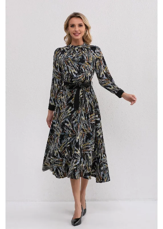 Best Sellers Midnight Botanical Midi Dress