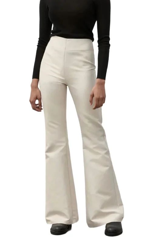 Sale Clothes Online Flared Pant In Pearl