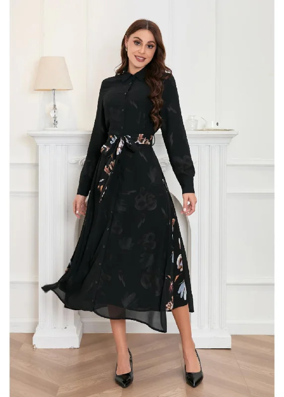 End Of Season Clearance Eclipse Petal Midi Dress