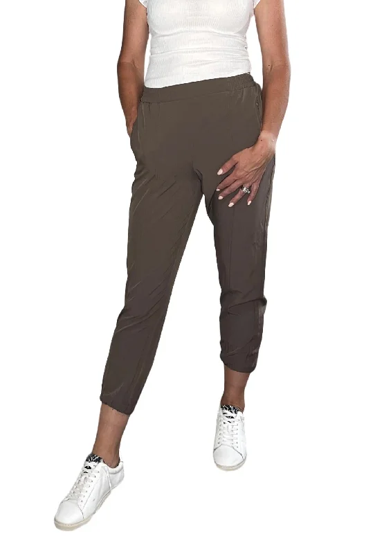 Essentials On Sale In The Moment Jogger In Mushroom