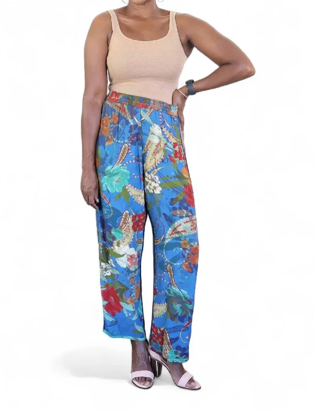 Chic Women’s Clothing for Work and Travel Teebee Reversible Tiana Pant In Multi