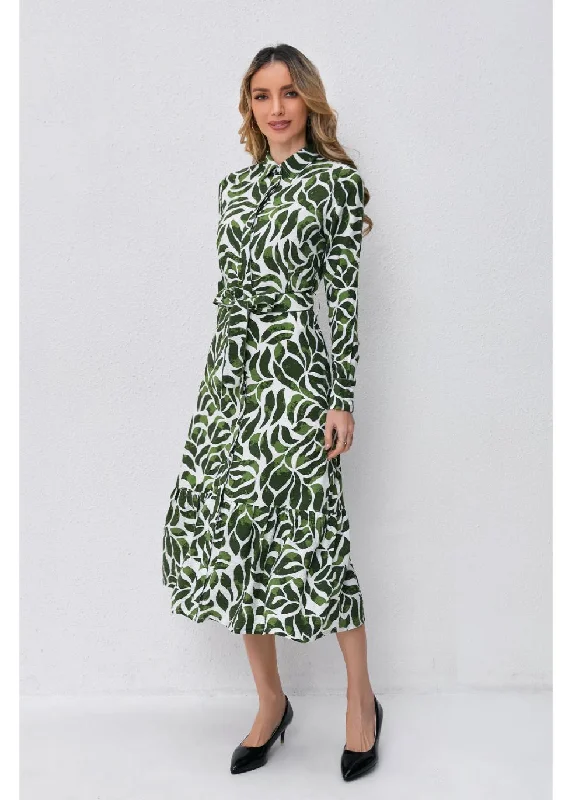 Weekend Exclusive Emerald Breeze Midi Dress