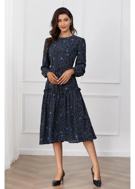 Stylish Looks Starry Elegence Midi Dress