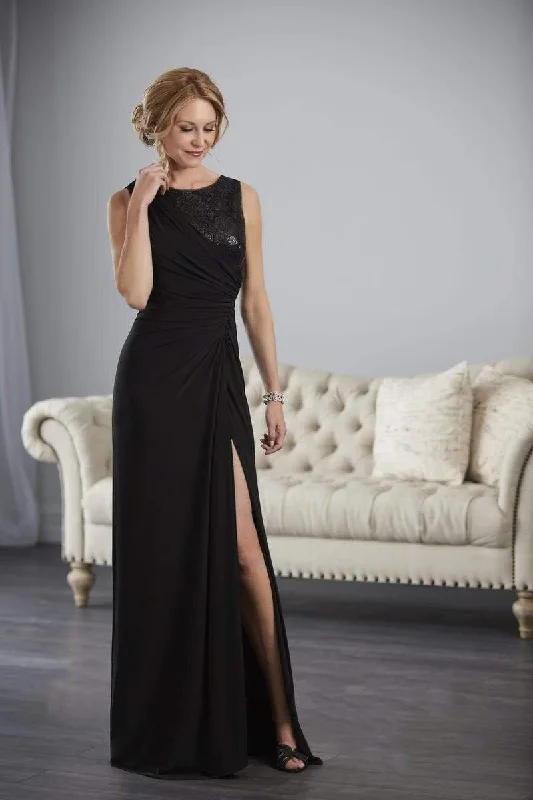 Fashionista Favorites Christina Wu Elegance Sequin-Ornate Draped Sheath Gown