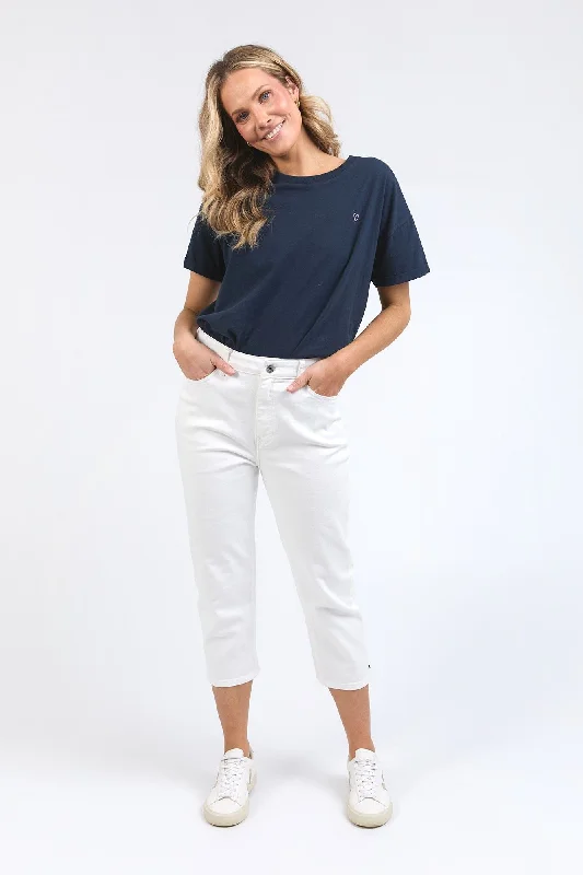 Elegant Attire For The Modern Lady Elm Mollie Capri Jean White