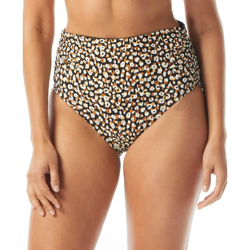 Graceful Fashion Womens Printed High-Waisted Swim Bottom Separates