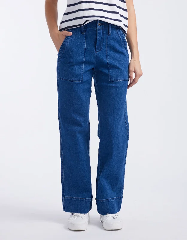 Embrace New Fashion Celeste Wide Leg Jeans  - Midwest Blue