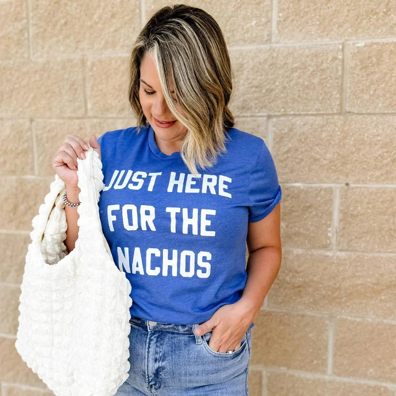 Clothes For Sale Just Here for the Nachos Shirt Game Day Tee