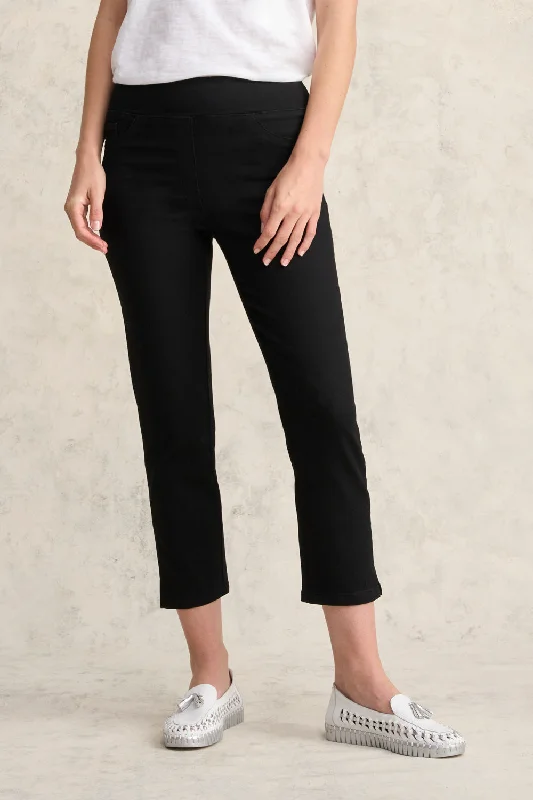 Earthy Tones Bengajean® 3/4 Slim Leg - Black