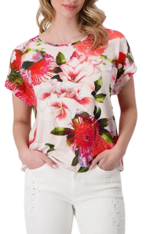 Trendy Pulse FLORAL TEE - 408539MNR