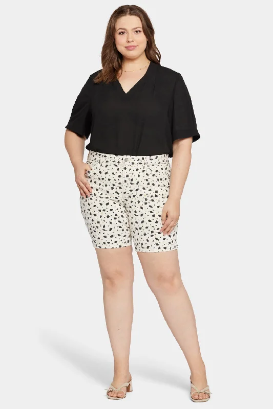 Hot Styles Ella Denim Shorts In Plus Size - Ellensburg