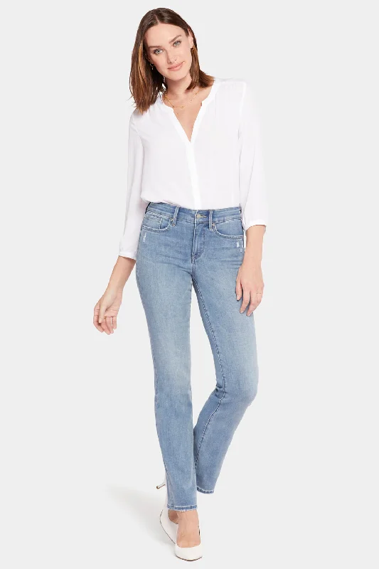 Style Redefined Marilyn Straight Jeans In Petite - Angel