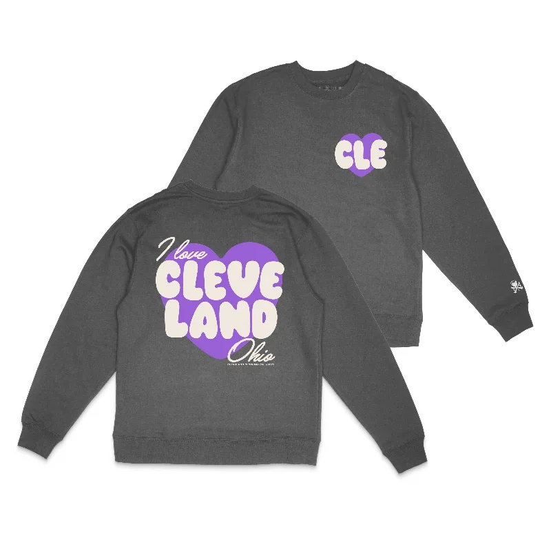 Big Discounts I Love Cleveland Heart - Unisex Crewneck Sweatshirt