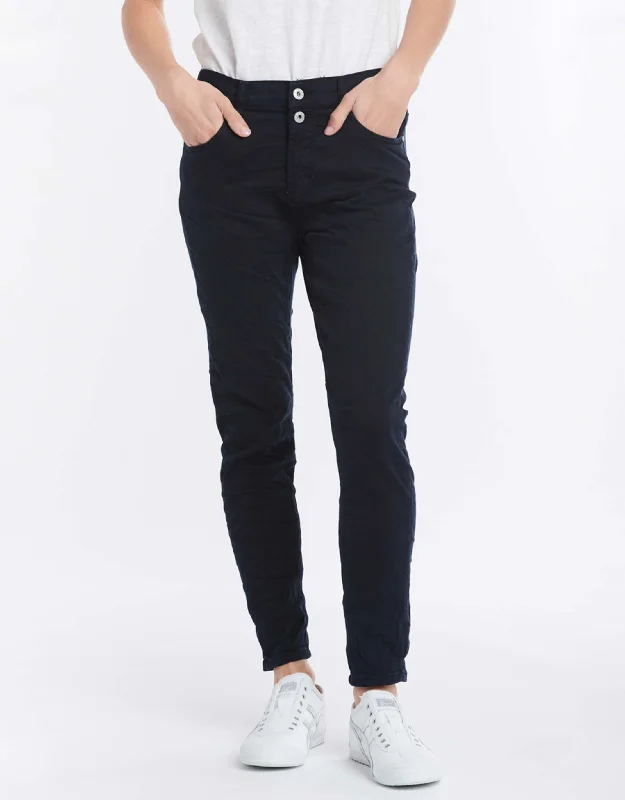 Find Your Unique Flair Emma Stretch Jean - Navy