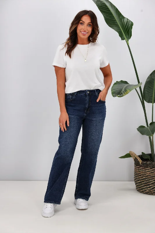 Essentials On Sale Shine On Label Atlas Relaxed Fit Jean Indigo