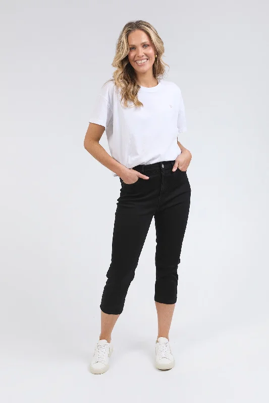 Don't Miss Out Elm Mollie Capri Jean Black Wash