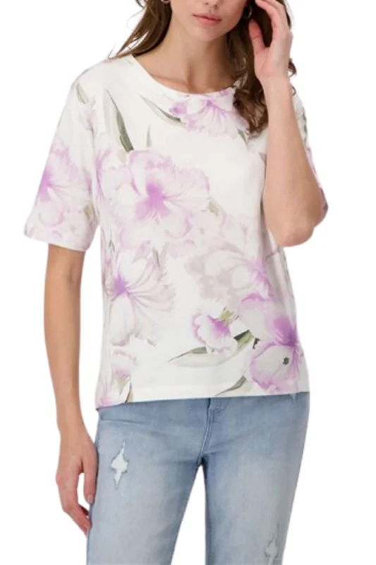 Trendy Aesthetics FLORAL TEE - 408225MNR