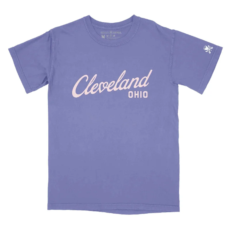 Find Your Unique Flair Cleveland Heart Script - Unisex Crew T-Shirt