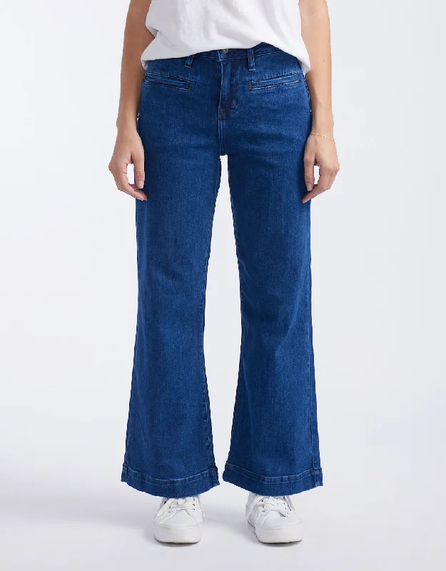 All Season Basics Discount Freya Jeans - Mid West Blue