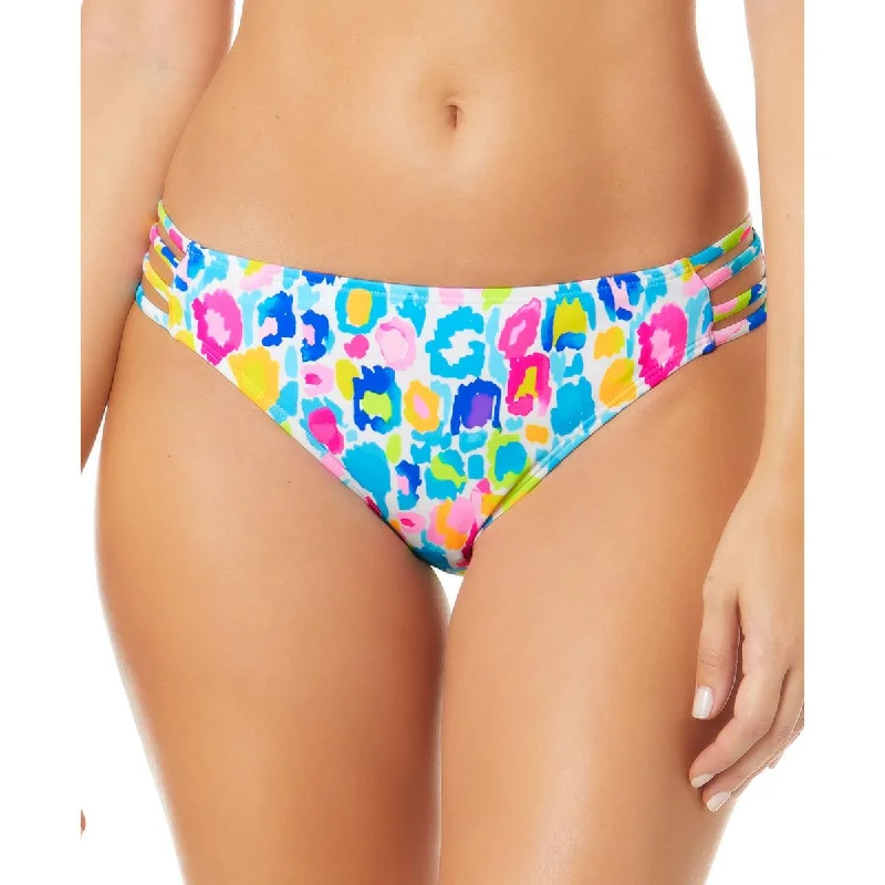 Budget Friendly Juniors Womens Strappy Printed Swim Bottom Separates