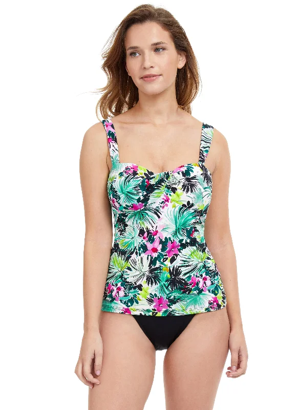 Luxury Fashion Profile by Gottex - Tropical Print Tankini Set