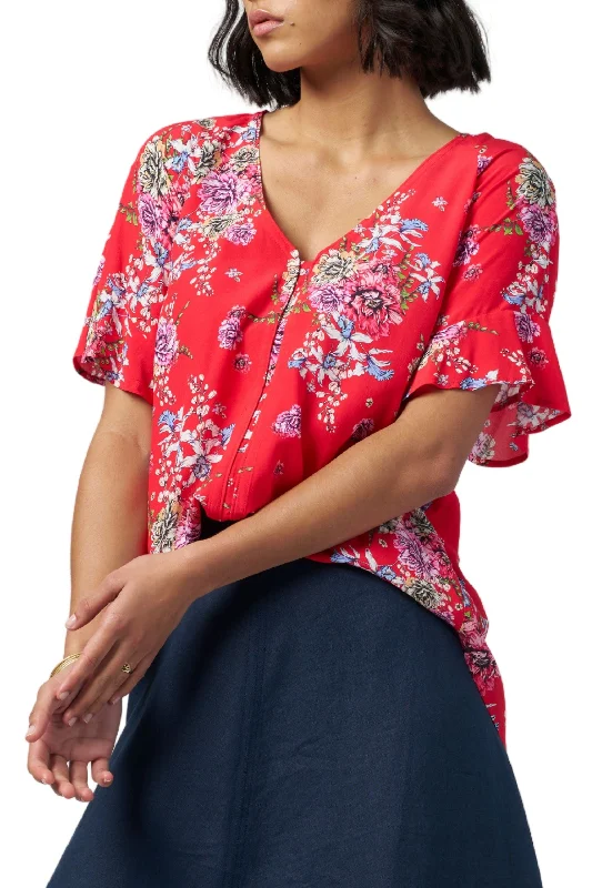 End Of Season Sale Clothing GARDEN PARTY TOP - MS1415