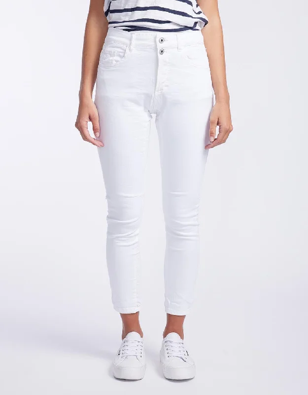 Daily Deals Emma Stretch Jean - White