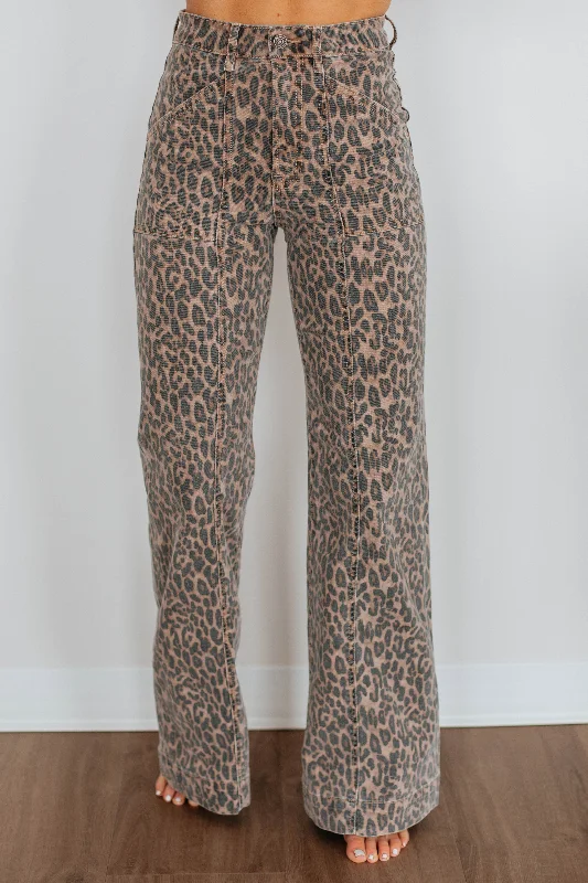 Stylish Basics Happi Hidden Jeans - Cheetah