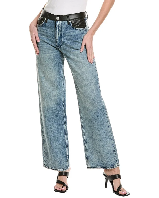 Hot Deals rag & bone Shea High-Rise Lefferts Relaxed Straight Jean