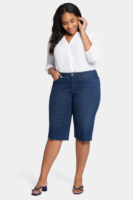 Best Deals Of The Season Kristie 80s Bermuda Denim Shorts In Plus Size - Inspire