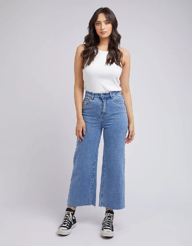 Special Offer For You All About Eve Charlie High Rise Wide Leg Jean Heritage