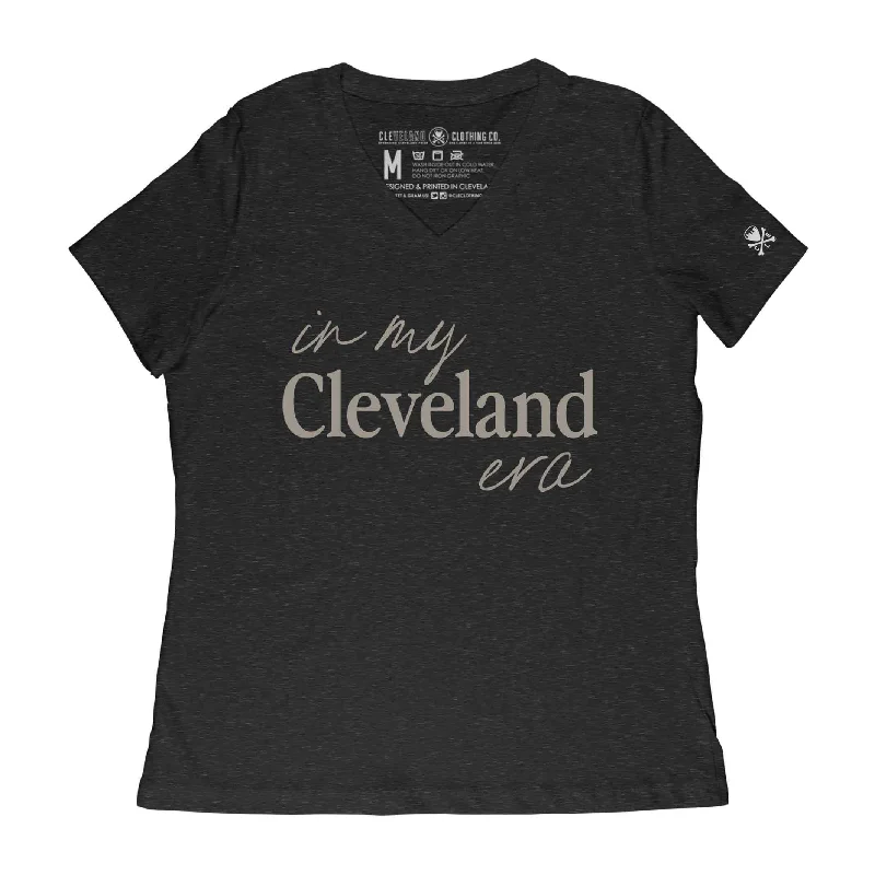 Don't Miss Out 'In My Cleveland Era' Women's Relaxed V-Neck T-Shirt