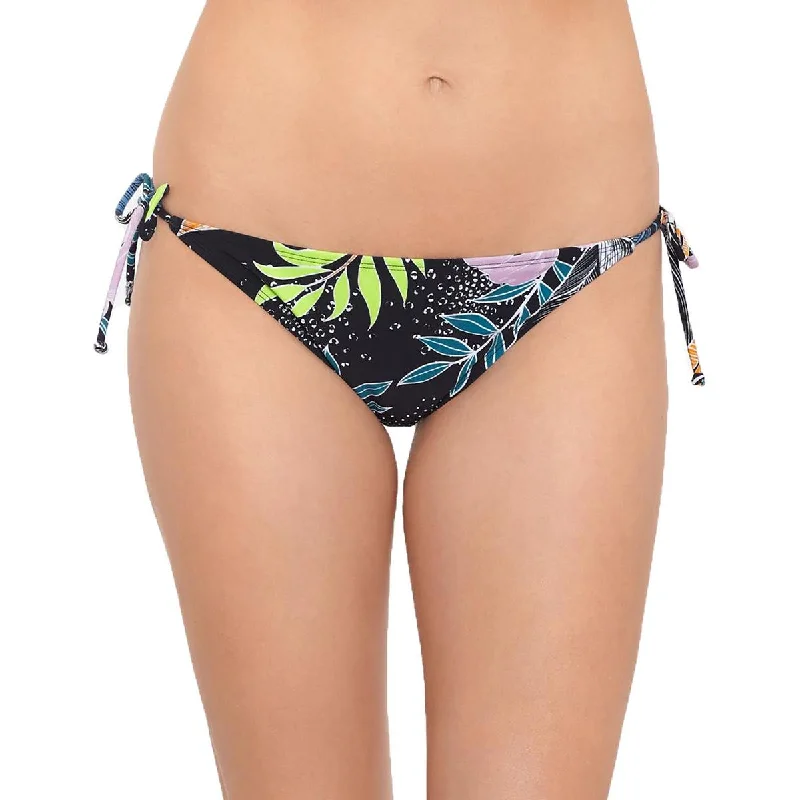 Casual Chic Juniors Night Life Womens Side Tie Printed Swim Bottom Separates