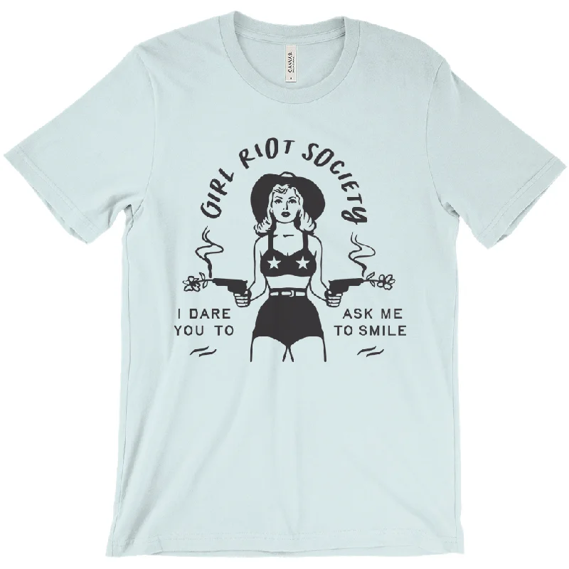 Big Savings Girl Riot Society - No Chapter - Heather T Shirt