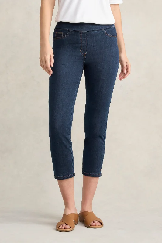 Timeless Elegance Bengajean® 3/4 Slim Leg - Mid Indigo