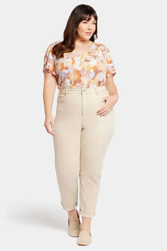 Limited Time Offers Margot Girlfriend Jeans In Plus Size - Feather