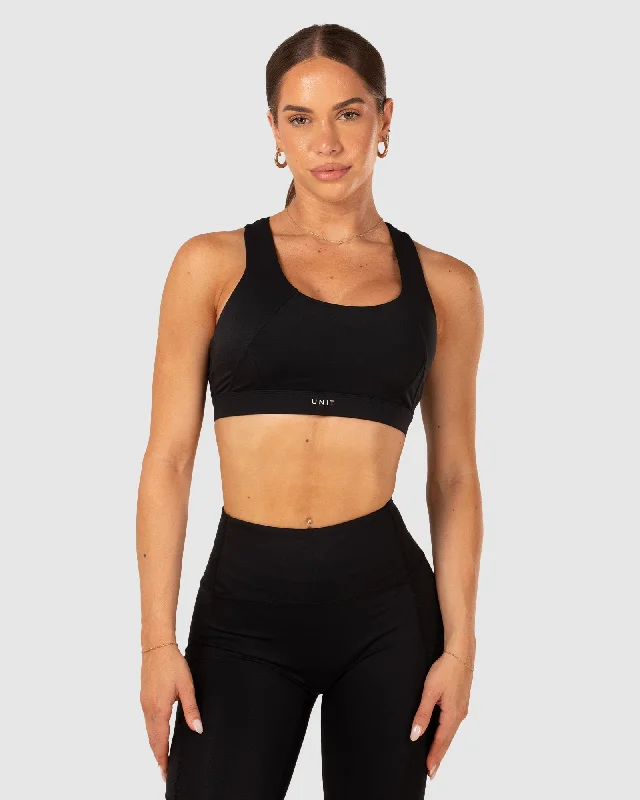 Chic Women’s Clothing for Work and Travel UNIT Ladies Energy Cross Activewear Sport Bra