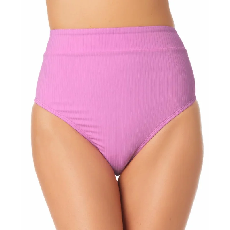 Big Discounts Womens Solid Ribbed Swim Bottom Separates