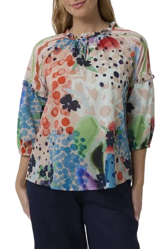 Sale On Clothing RESORT PRINT TOP - YT24H4097