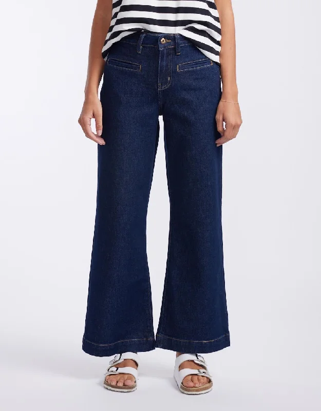 Top Brand Discounts Freya Wide Leg Jeans - Indigo